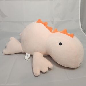 14” Kowsi Pink Dinosaur Weighted Plush Stuffed Animal